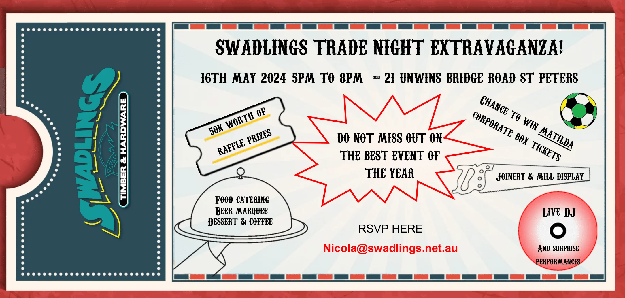 Swadlings Trade Night Extravaganza